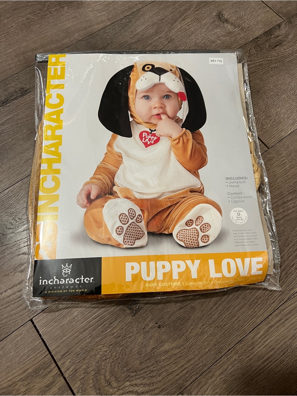 Puppy Love Costume Size 6/12 Months New